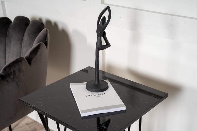 Stone Aflastningsbord 40 cm - Sort - Møbler - Borde - Aflastningsbord - Konsolbord & sidebord