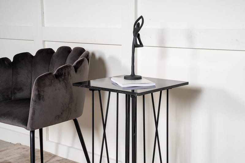 Stone Aflastningsbord 40 cm - Sort - Møbler - Borde - Aflastningsbord - Konsolbord & sidebord