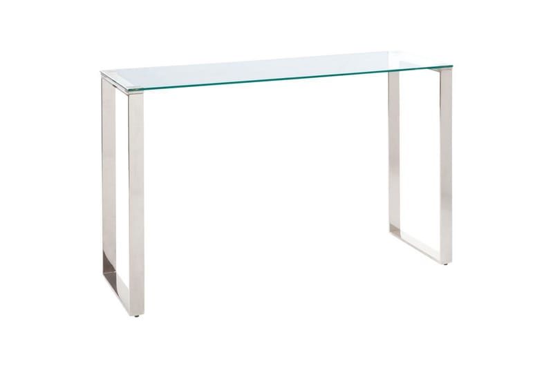 Konsolbord Tilon Sølv, Transparent - Sølv, Transparent - Møbler - Borde - Aflastningsbord - Entrébord