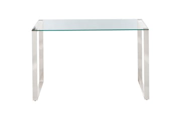 Konsolbord Tilon Sølv, Transparent - Sølv, Transparent - Møbler - Borde - Aflastningsbord - Entrébord
