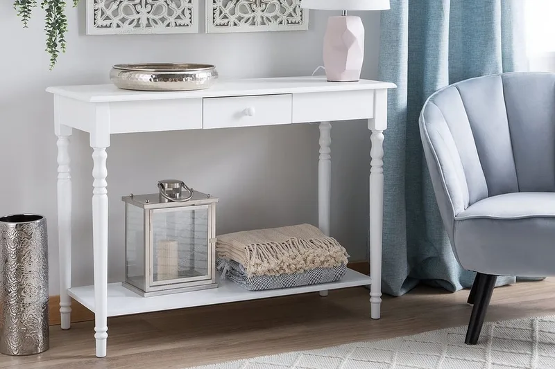 Tobago konsolbord 102 cm - Hvid - Møbler - Borde - Aflastningsbord - Konsolbord & sidebord