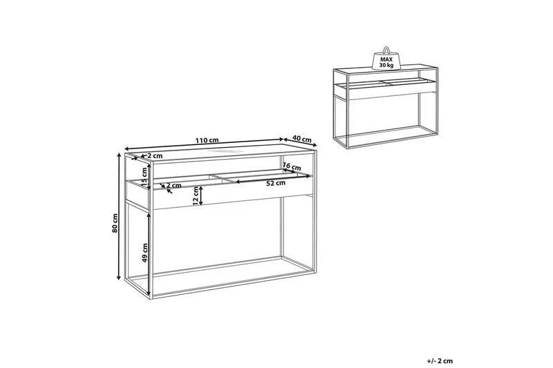Konsolbord Waco - Møbler - Borde - Aflastningsbord - Entrébord