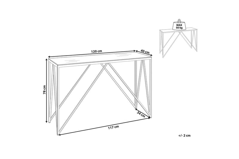 Konsolbord Weso - Møbler - Borde - Aflastningsbord - Entrébord