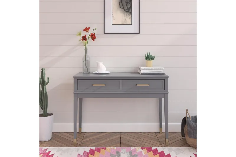 Westerleigh Konsolbord 105 cm Grå - CosmoLiving - Møbler - Borde - Aflastningsbord - Konsolbord & sidebord