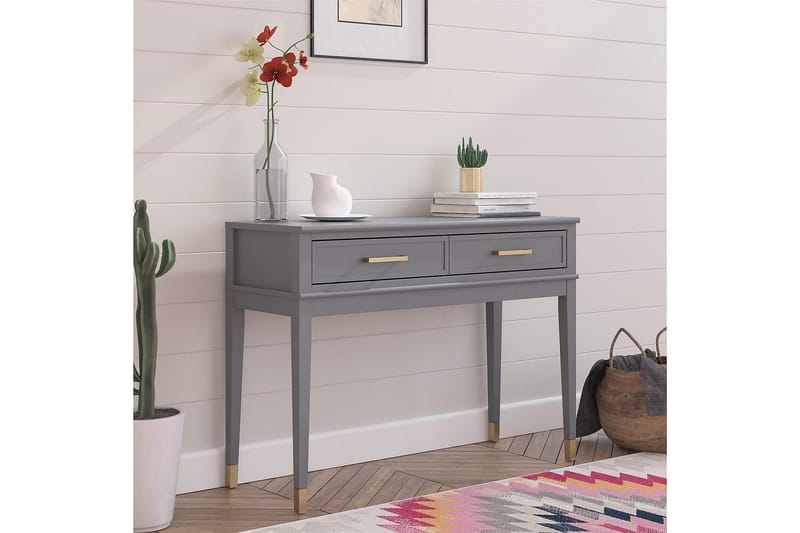 Westerleigh Konsolbord 105 cm Grå - CosmoLiving - Møbler - Borde - Aflastningsbord - Konsolbord & sidebord