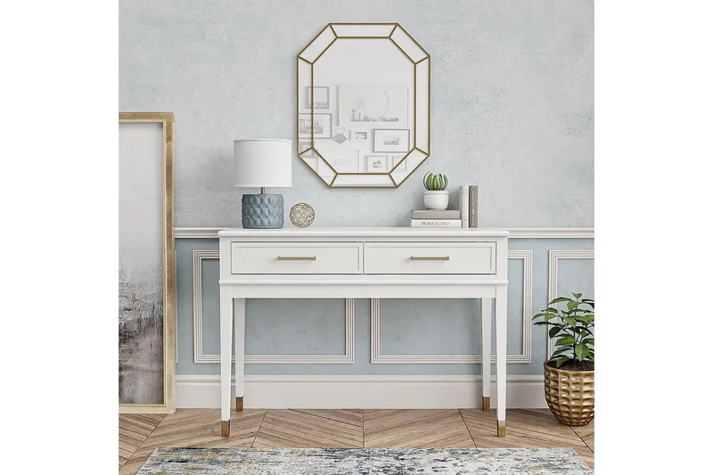 Westerleigh Konsolbord 105 cm Hvid - CosmoLiving - Møbler - Borde - Aflastningsbord - Konsolbord & sidebord