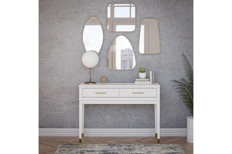 Westerleigh Konsolbord 105 cm Hvid - CosmoLiving - Møbler - Borde - Aflastningsbord - Konsolbord & sidebord