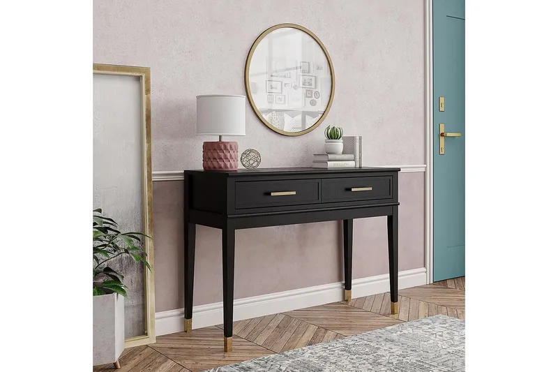 Westerleigh Konsolbord 105 cm Sort - CosmoLiving - Møbler - Borde - Aflastningsbord - Konsolbord & sidebord