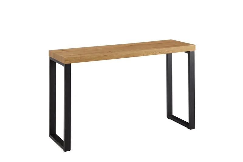 Konsolbord Wohnling 120 cm moderne konsol med metalben Brun - Brun - Møbler - Borde - Aflastningsbord - Entrébord
