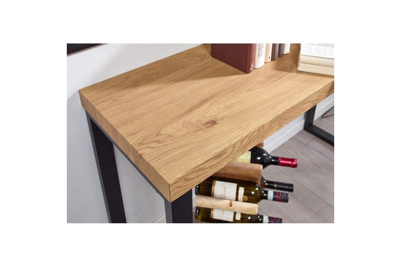 Konsolbord Wohnling 120 cm moderne konsol med metalben Brun - Brun - Møbler - Borde - Aflastningsbord - Entrébord