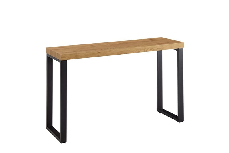 Konsolbord Wohnling 120 cm moderne konsol med metalben Brun - Brun - Møbler - Borde - Aflastningsbord - Entrébord