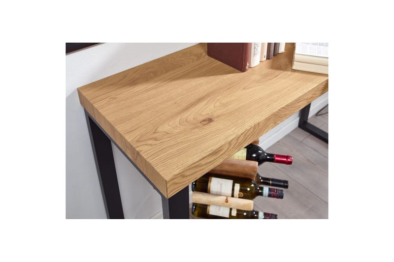 Konsolbord Wohnling 120 cm moderne konsol med metalben Brun - Brun - Møbler - Borde - Aflastningsbord - Entrébord