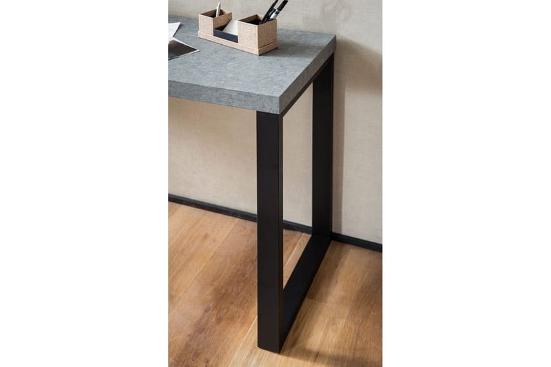 Konsolbord Wohnling 120 cm moderne konsol med metalben Grå - Grå - Møbler - Borde - Aflastningsbord - Entrébord