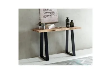 Konsolbord Wohnling Gaya Massivt Træ Landlig med Kant - Møbler - Borde - Aflastningsbord - Entrébord