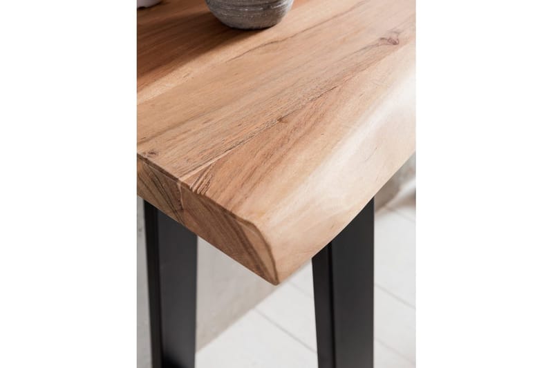 Konsolbord Wohnling Gaya Massivt Træ Landlig med Kant - Møbler - Borde - Aflastningsbord - Entrébord