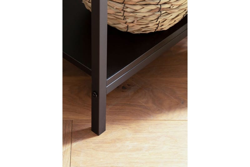 Konsolbord Wohnling Massivt træ 100 cm 2 skuffer industriel stil wienerflet - Møbler - Borde - Aflastningsbord - Entrébord