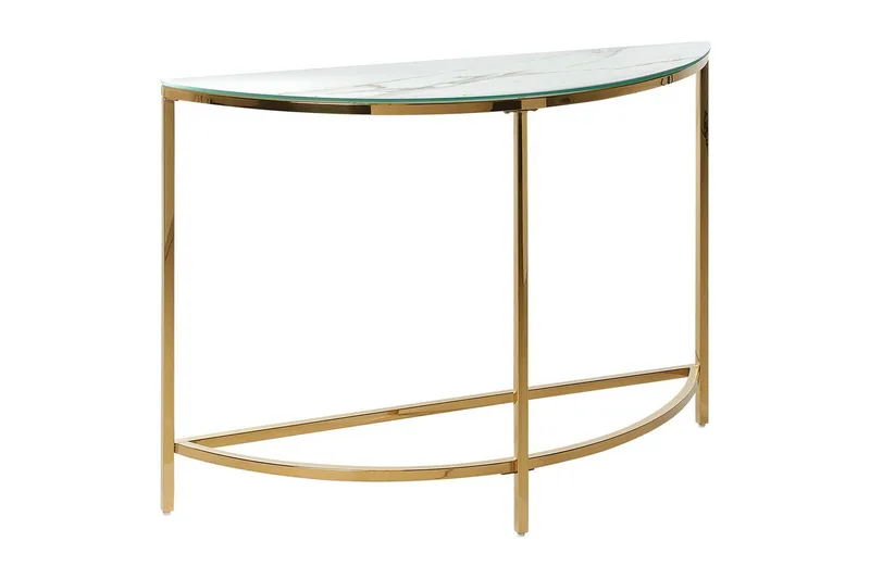 Konsollbord Vit, Guld, undefined