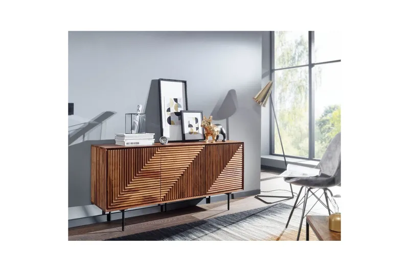 Konsollbord Wohnling Brun, Svart - Opbevaring - Opbevaringsmøbler - Skænke & sideboards
