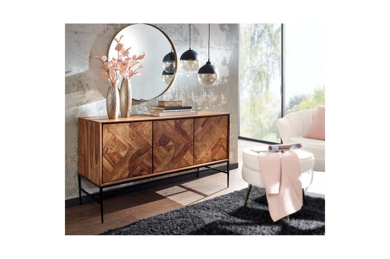 Konsollbord Wohnling Brun, Svart - Opbevaring - Opbevaringsmøbler - Skænke & sideboards