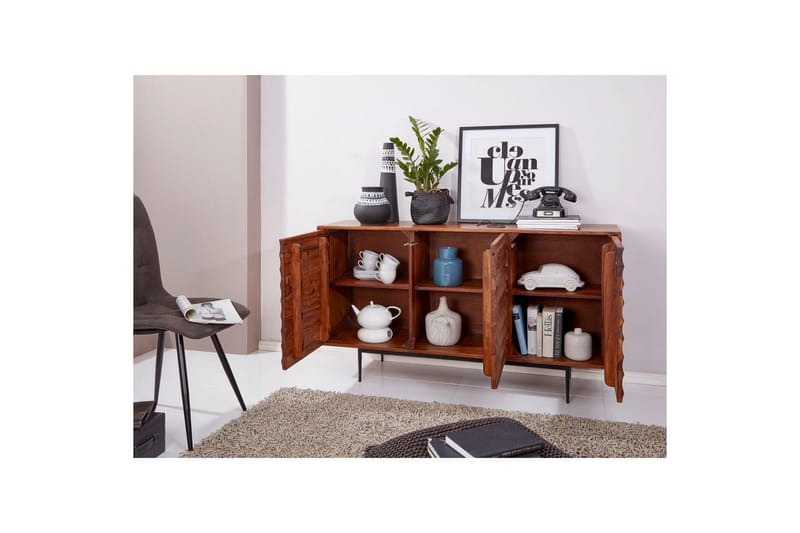 Konsollbord Wohnling Brun, Svart - Opbevaring - Opbevaringsmøbler - Skænke & sideboards