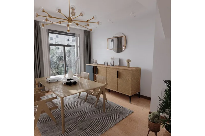 Kunar Konsolbord 180 cm - Antracit/Natur - Møbler - Borde - Aflastningsbord - Entrébord