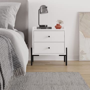 Kunimitsu Sengebord 45 cm - Hvid - Møbler - Borde - Aflastningsbord - Sengebord