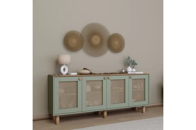 Kuniyoshi Konsolbord 180 cm - Grøn - Møbler - Borde - Aflastningsbord - Entrébord