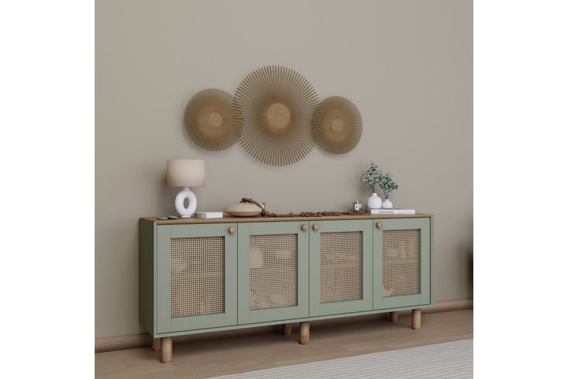 Kuniyoshi Konsolbord 180 cm - Grøn - Møbler - Borde - Aflastningsbord - Entrébord