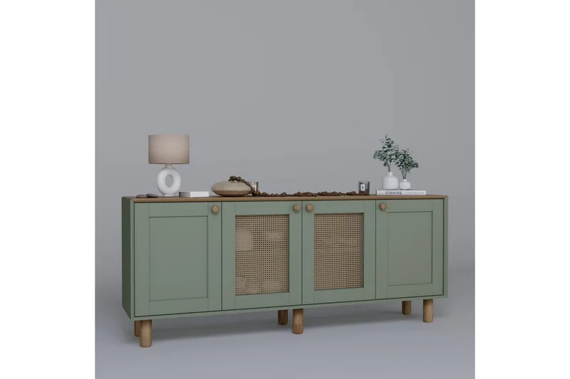 Kuniyoshi Konsolbord 180 cm - Grøn - Møbler - Borde - Aflastningsbord - Entrébord