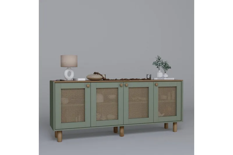 Kuniyoshi Konsolbord 180 cm - Grøn - Møbler - Borde - Aflastningsbord - Entrébord