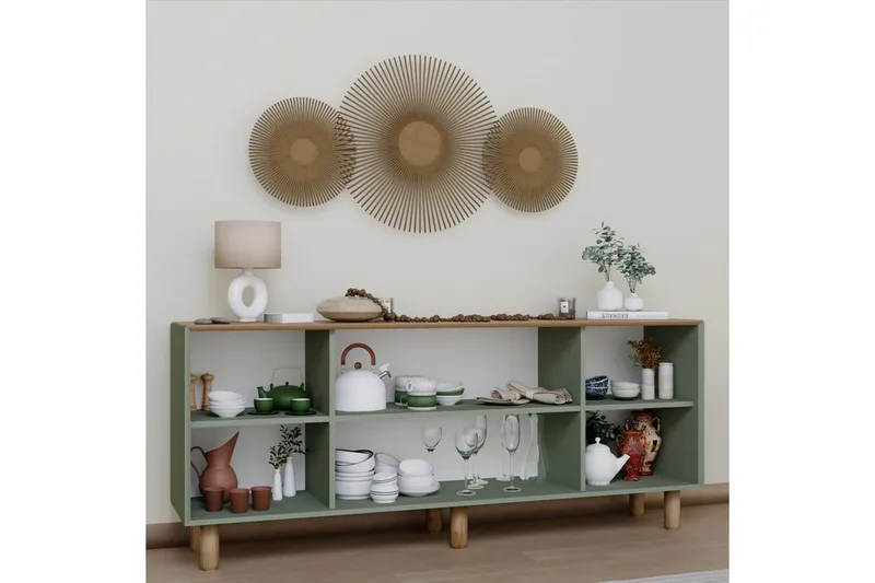 Kuniyoshi Konsolbord 180 cm - Grøn - Møbler - Borde - Aflastningsbord - Entrébord