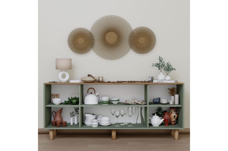 Kuniyoshi Konsolbord 180 cm - Grøn - Møbler - Borde - Aflastningsbord - Entrébord