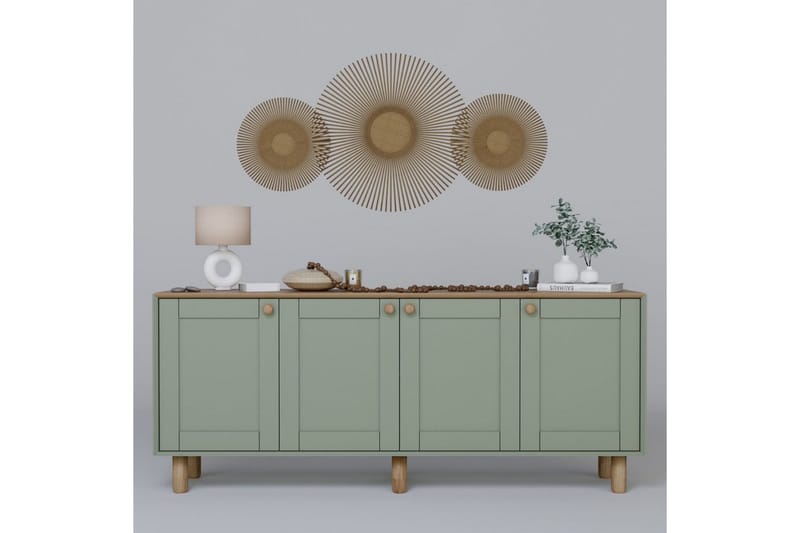 Kuniyoshi Konsolbord 180 cm - Grøn - Møbler - Borde - Aflastningsbord - Entrébord