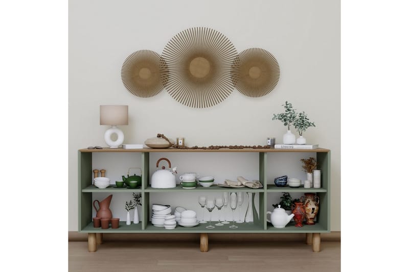 Kuniyoshi Konsolbord 180 cm - Grøn - Møbler - Borde - Aflastningsbord - Entrébord