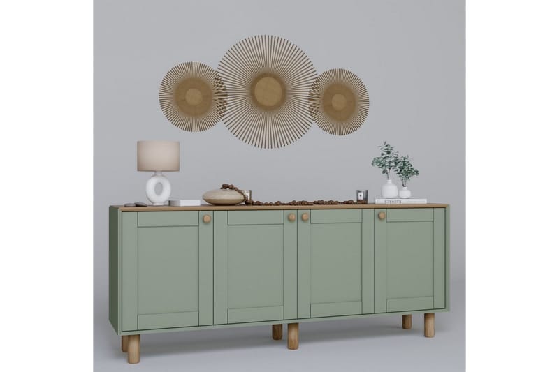 Kuniyoshi Konsolbord 180 cm - Grøn - Møbler - Borde - Aflastningsbord - Entrébord