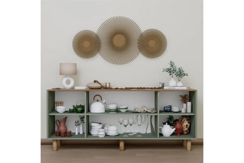 Kuniyoshi Konsolbord 180 cm - Grøn - Møbler - Borde - Aflastningsbord - Entrébord