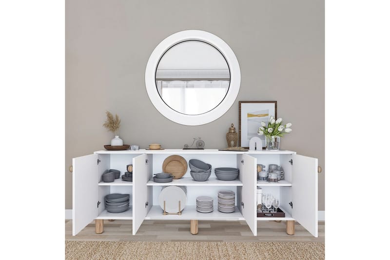 Kuniyoshi Konsolbord 180 cm - Hvid - Møbler - Borde - Aflastningsbord - Entrébord