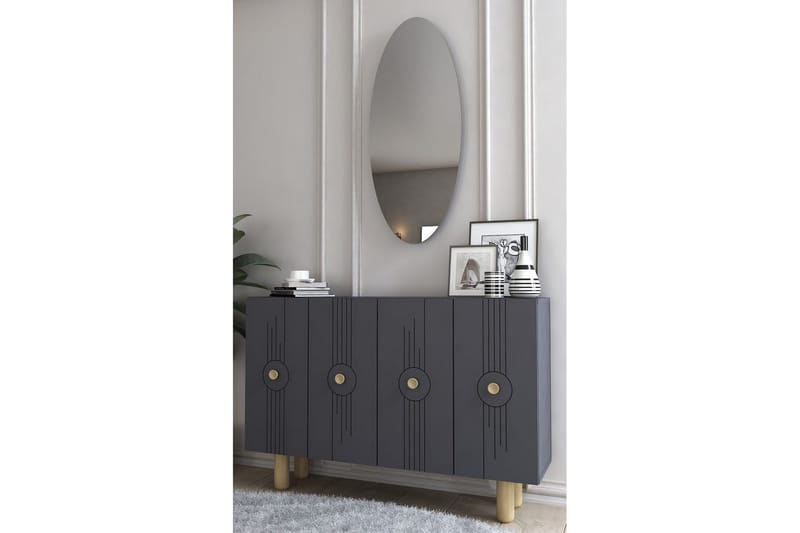 Kyrosen Konsolbord 120 cm - Antracit - Møbler - Borde - Aflastningsbord - Entrébord