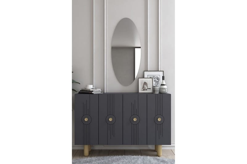 Kyrosen Konsolbord 120 cm - Antracit - Møbler - Borde - Aflastningsbord - Entrébord