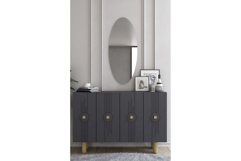 Kyrosen Konsolbord 120 cm - Antracit - Møbler - Borde - Aflastningsbord - Entrébord