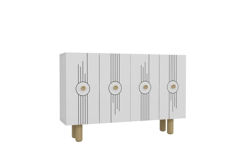 Kyrosen Konsolbord 120 cm - Hvid - Møbler - Borde - Aflastningsbord - Entrébord