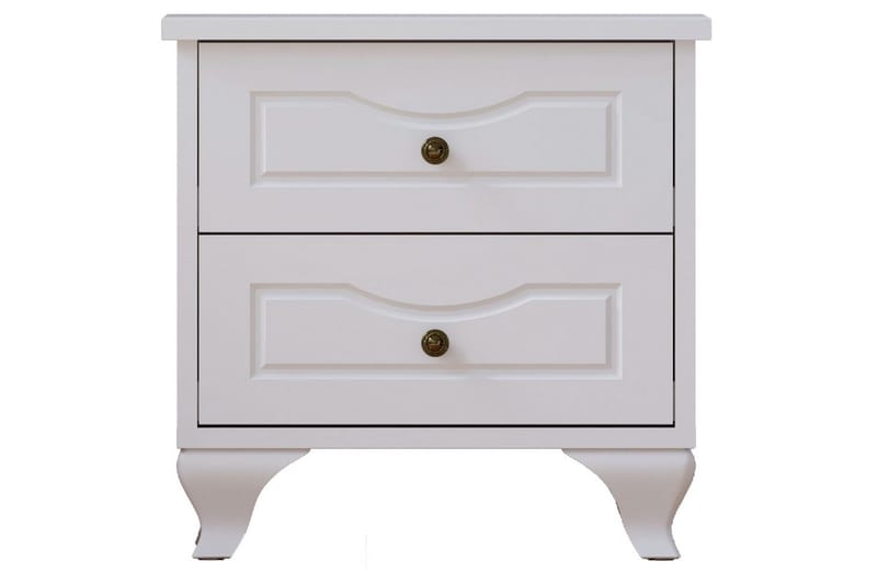 Kyvor Natbord 45 cm, Mat Hvid