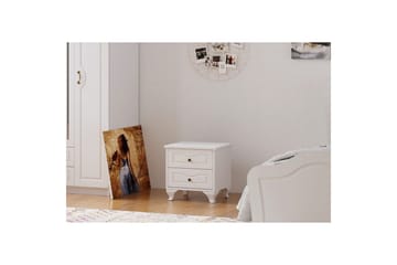 Kyvor Natbord 45 cm - Mat Hvid - Møbler - Borde - Aflastningsbord - Sengebord