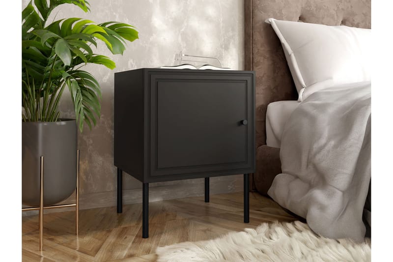 Laholm Natbord 45 cm - Sort - Møbler - Borde - Aflastningsbord - Sengebord