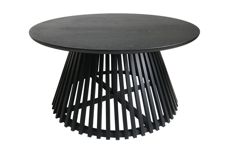 Agriport Sidebord Rundt 80 cm - Sort - Møbler - Borde - Aflastningsbord - Lampebord