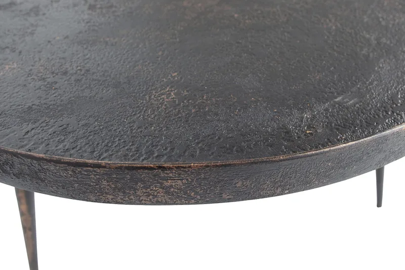 Arnould Sidebord 58 cm Rund - Guld - Møbler - Borde - Aflastningsbord - Lampebord