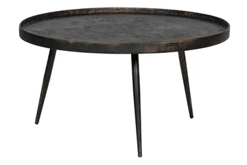 Arnould Sidebord 76 cm Rund - Guld - Møbler - Borde - Aflastningsbord - Lampebord