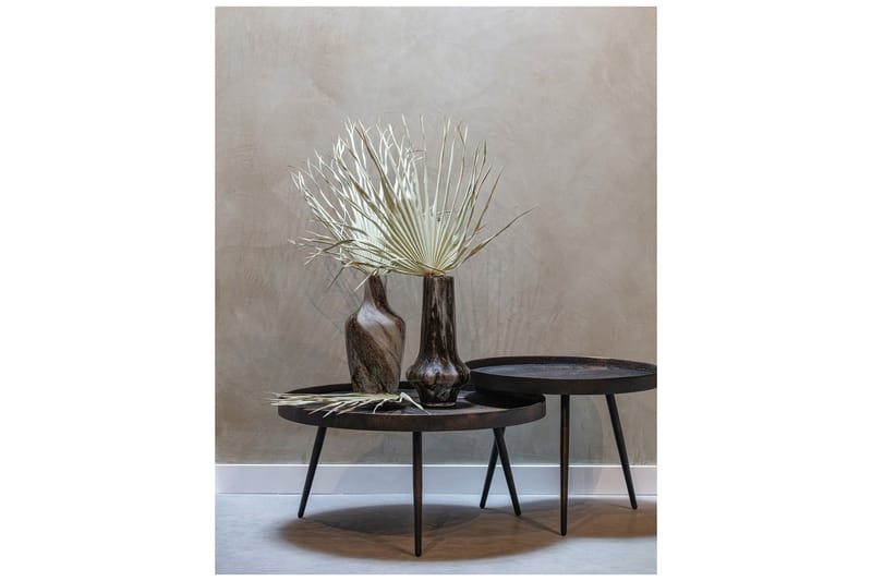 Arnould Sidebord 76 cm Rund - Guld - Møbler - Borde - Aflastningsbord - Lampebord