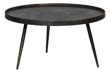 Arnould Sidebord 76 cm Rund - Guld - Møbler - Borde - Aflastningsbord - Lampebord