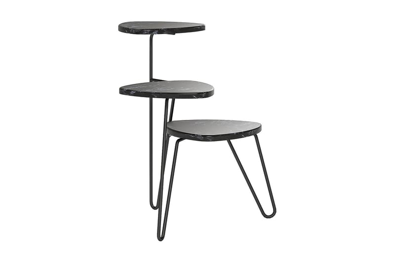 Athena Sidebord_503 55 cm Sidebord / Sort - Novogratz - Møbler - Borde - Aflastningsbord - Lampebord